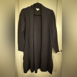 Splendid Black Sweater Coat | Size Small
